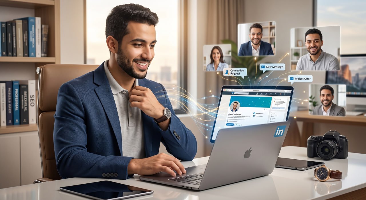 Use linkedin for freelance clients